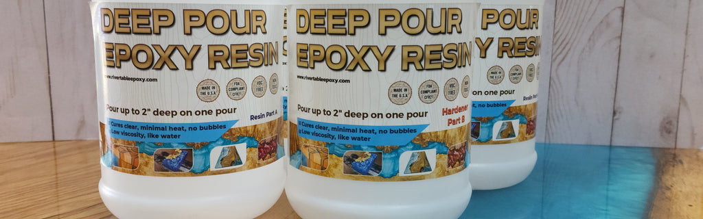 Deep Pour Epoxy Resin for River Tables 