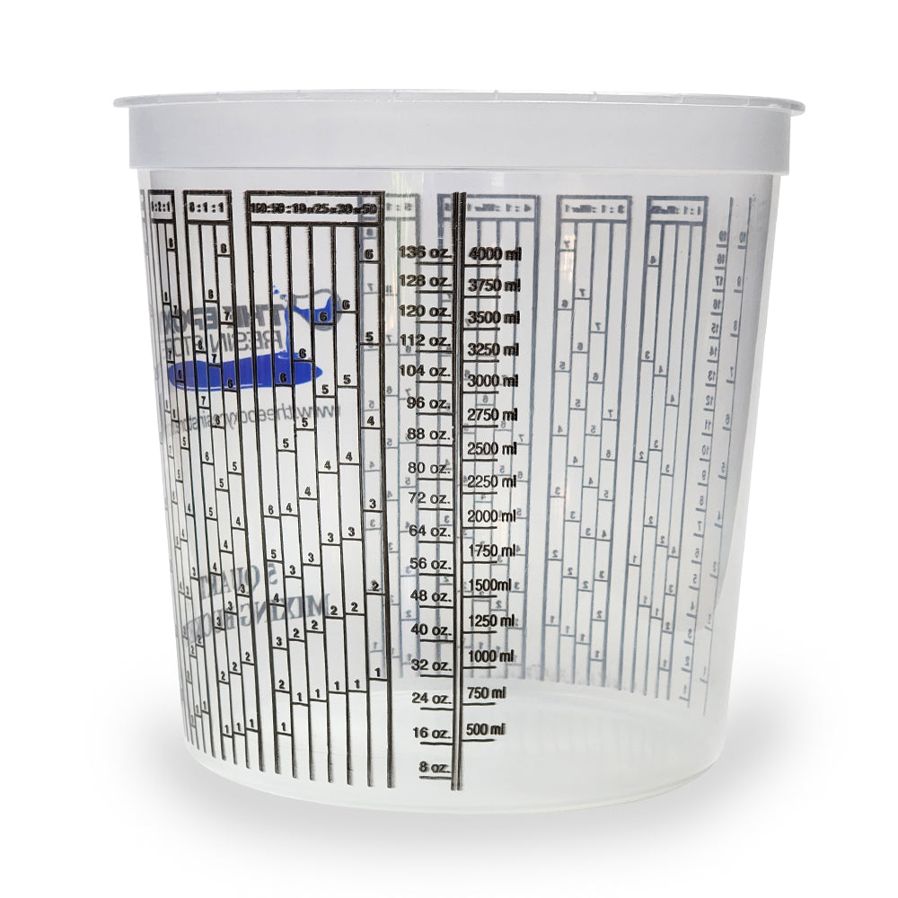 1-5pcs Plastic Graduated Measuring Cup Liquid Container Epoxy