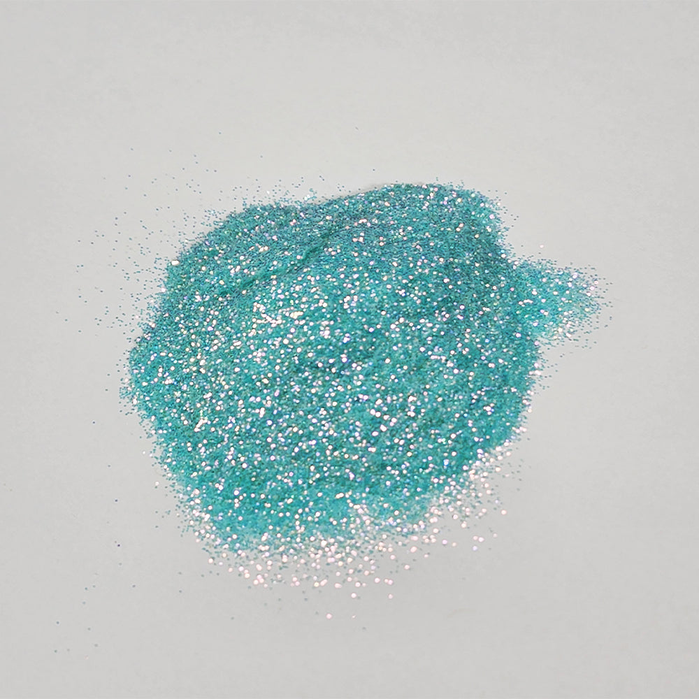 Boo Blue 1 Oz glow powder for glitter tumblers, epoxy additive