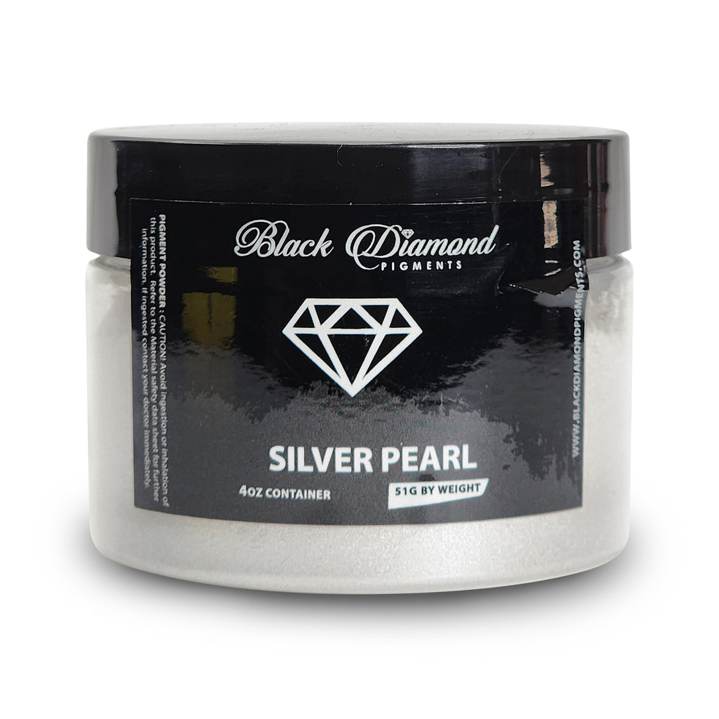 Silver Metallic Aluminum Powder Pigment Titanium Frost Pearl 25g |  Automotive Grade Pearlescent Paint Colorant | Epoxy Resin & Lacquer Dye |  UV