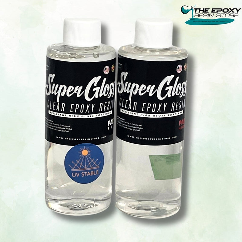 8 oz SUPER GLOSS UV Epoxy Resin Kit – The Epoxy Resin Store