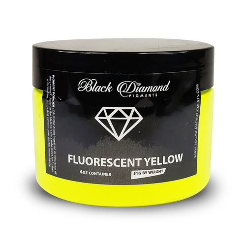 Fluorescent Yellow - Professional grade mica powder pigment - The Epoxy Resin Store Embossing Powder #