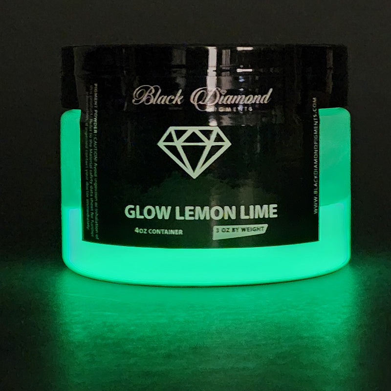 Glow Lemon Lime - Professional grade glow powder pigment – The