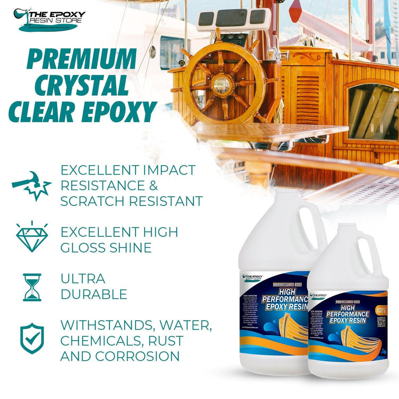 High Gloss 2 Part Epoxy Resin (2 Gallon): Free US Delivery  Clear epoxy  resin, Crystal clear epoxy resin, Epoxy resin crafts
