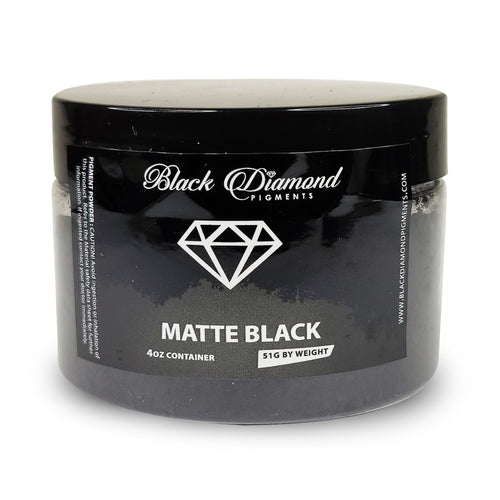 Matte Black - Professional grade mica powder pigment - The Epoxy Resin Store Embossing Powder #