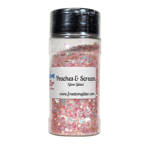 Peaches & Scream - Professional Grade Iridescent Glow Chunky Mix Glitter - The Epoxy Resin Store  #