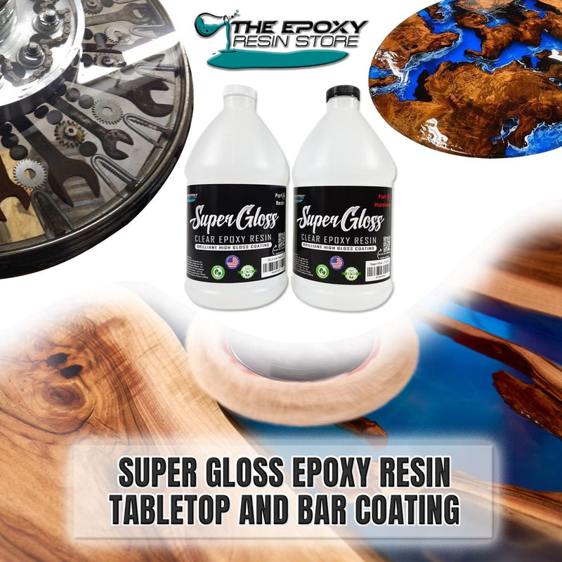 The Epoxy Resin Store Clear General Purpose Bar Table Top Coating 2 Gallon  Kit for sale online